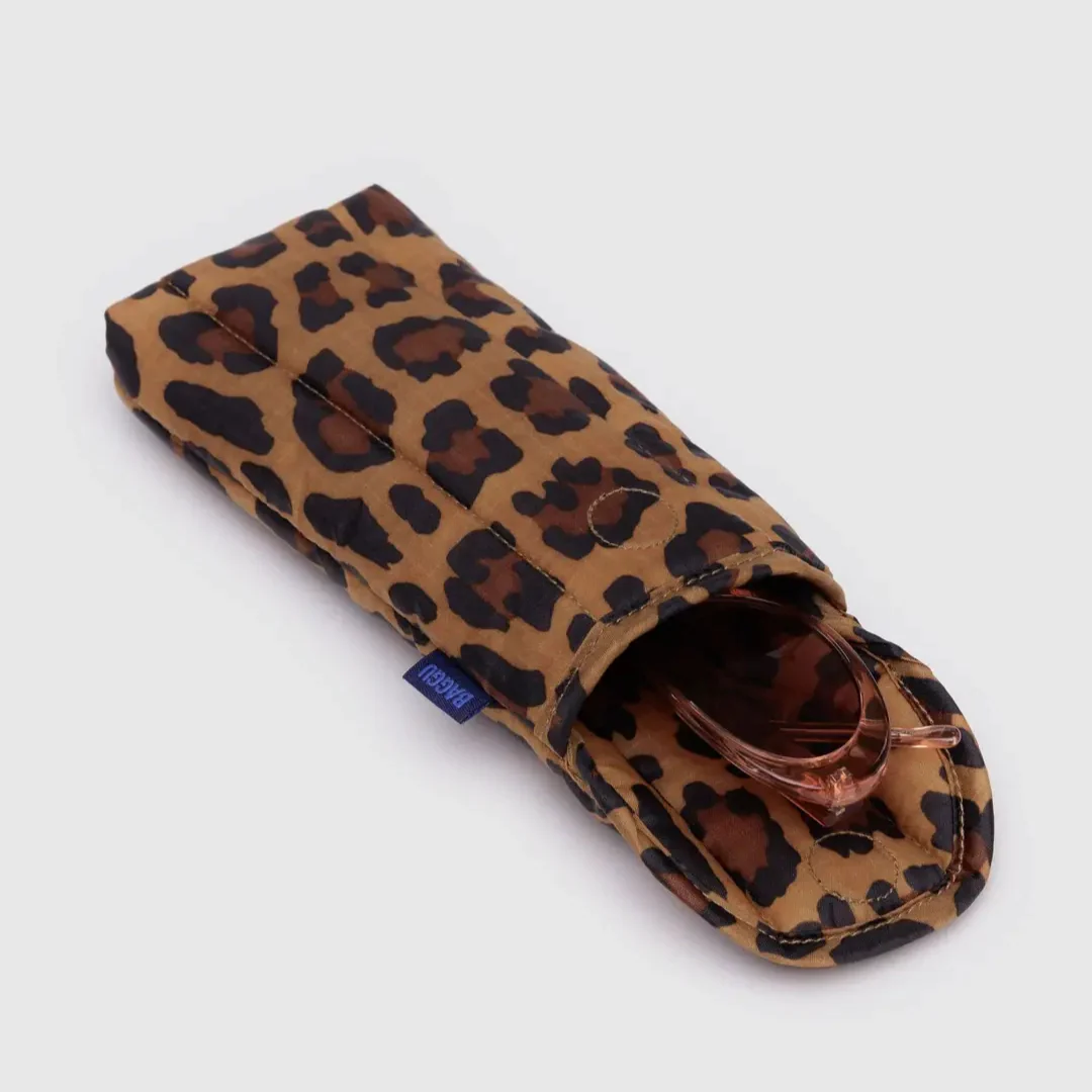 Puffy Glasses Sleeve - Leopard - Image 2