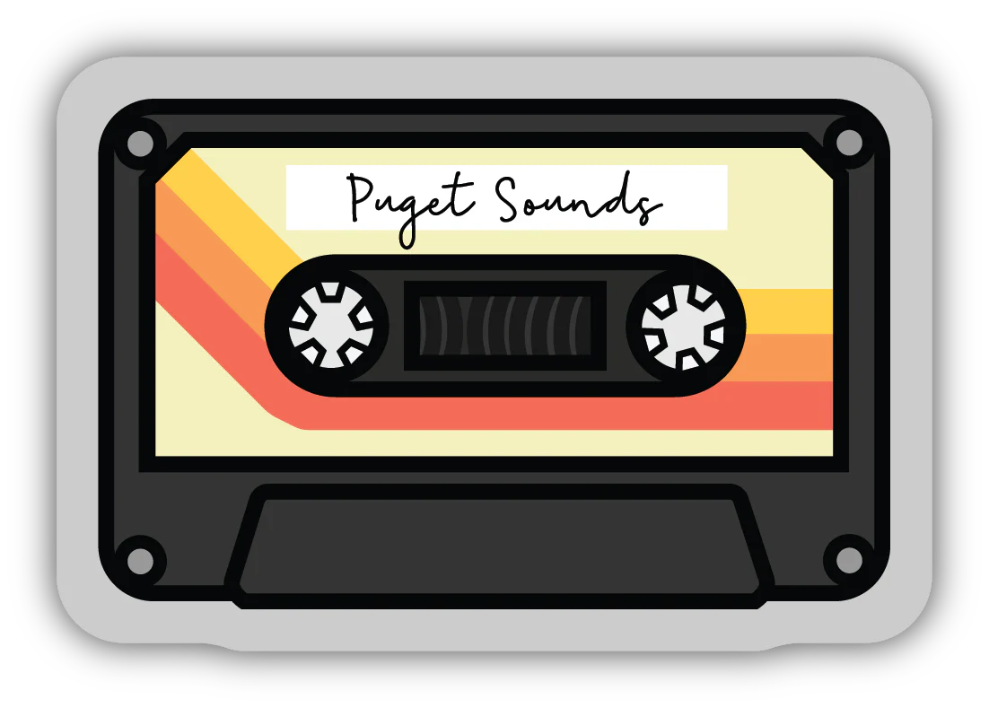 Puget Sounds ND/ Cassette Tape Sticker