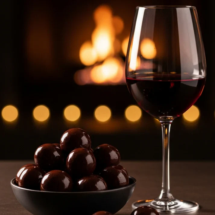 Puyallup Chocolates Dark Chocolate Covered Cherries 4 oz - Image 3