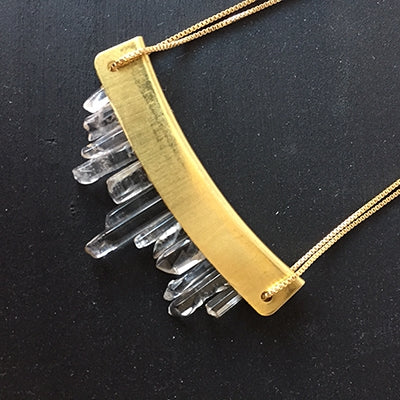 Quartz Row Necklace - Image 2