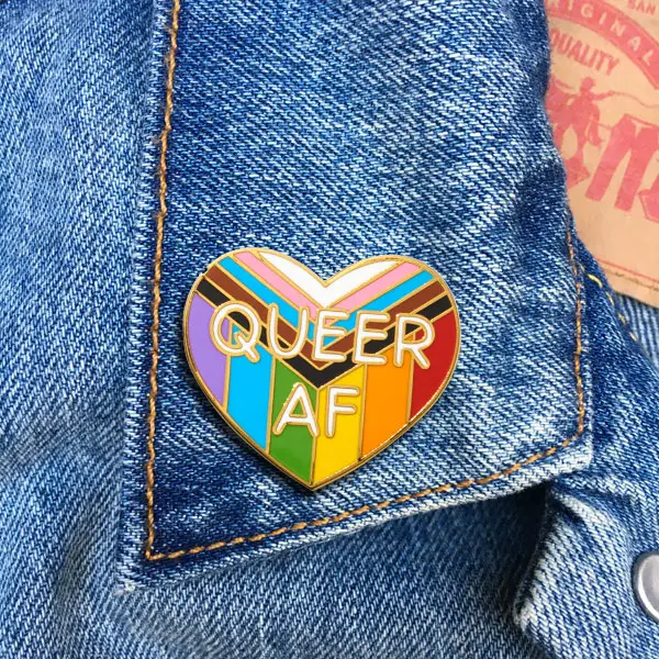Queer AF Pin - Image 2