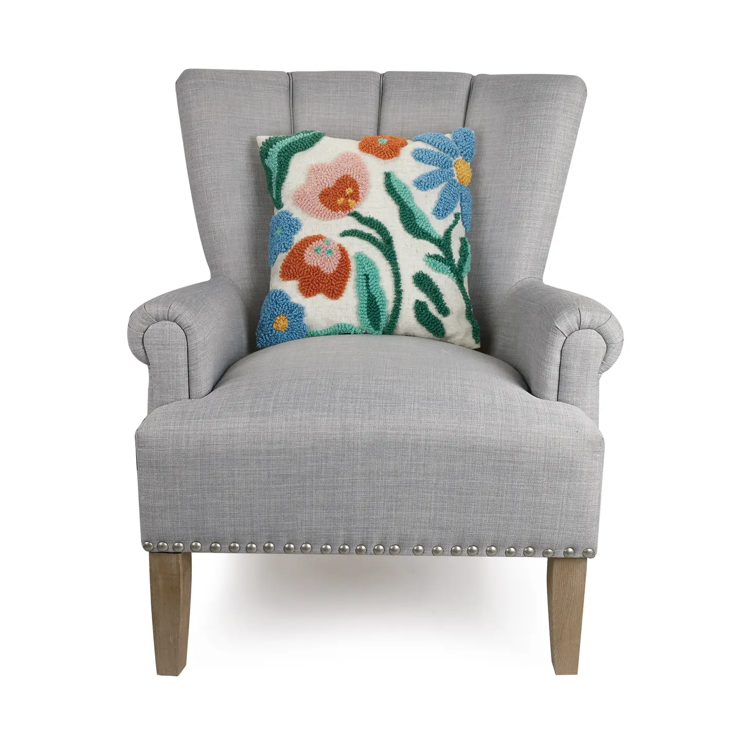 Rainbow Florals Hook Pillow - Image 2