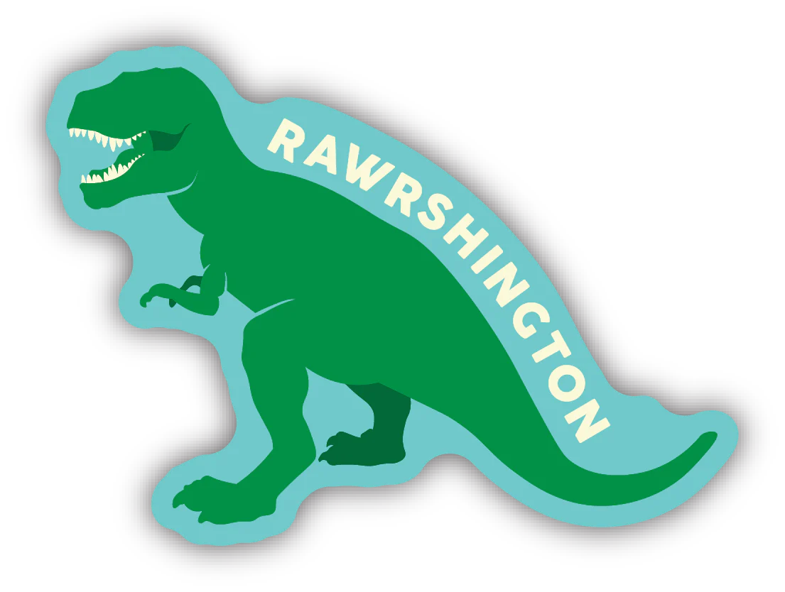 Rawrshington ND/ Tyrannosaurus Rex Sticker