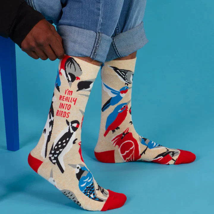 Really Into Birds Men's Crew Socks - Image 3
