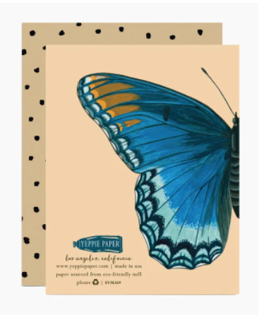 Red Spotted Purple Sympathy Card - Image 2