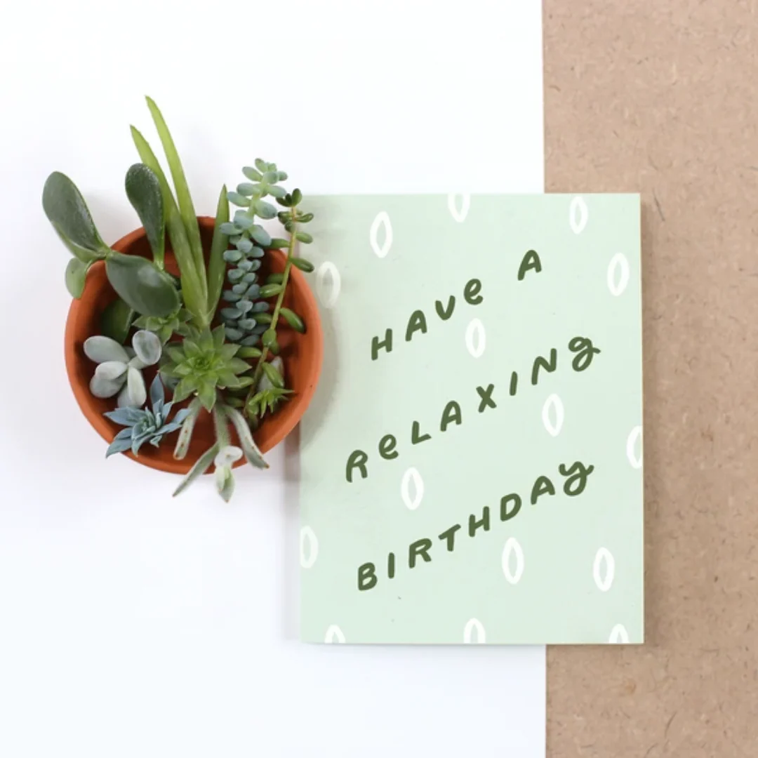 Relaxing Bday Card - Image 2
