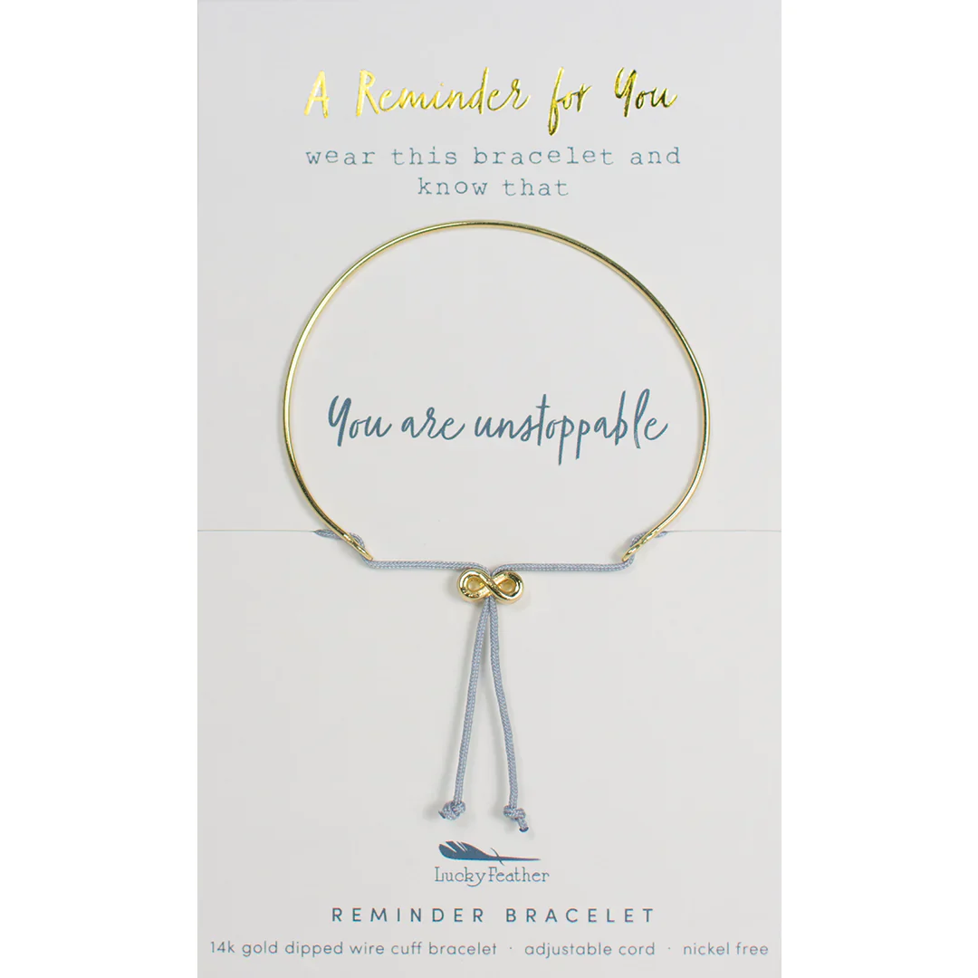 Reminder Bracelet Gold - Unstoppable