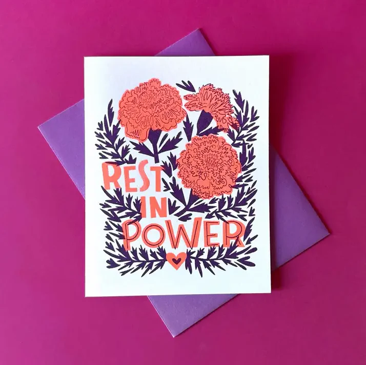 Rest in Power Card