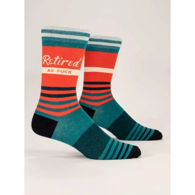 Retired as F*ck Men's Socks