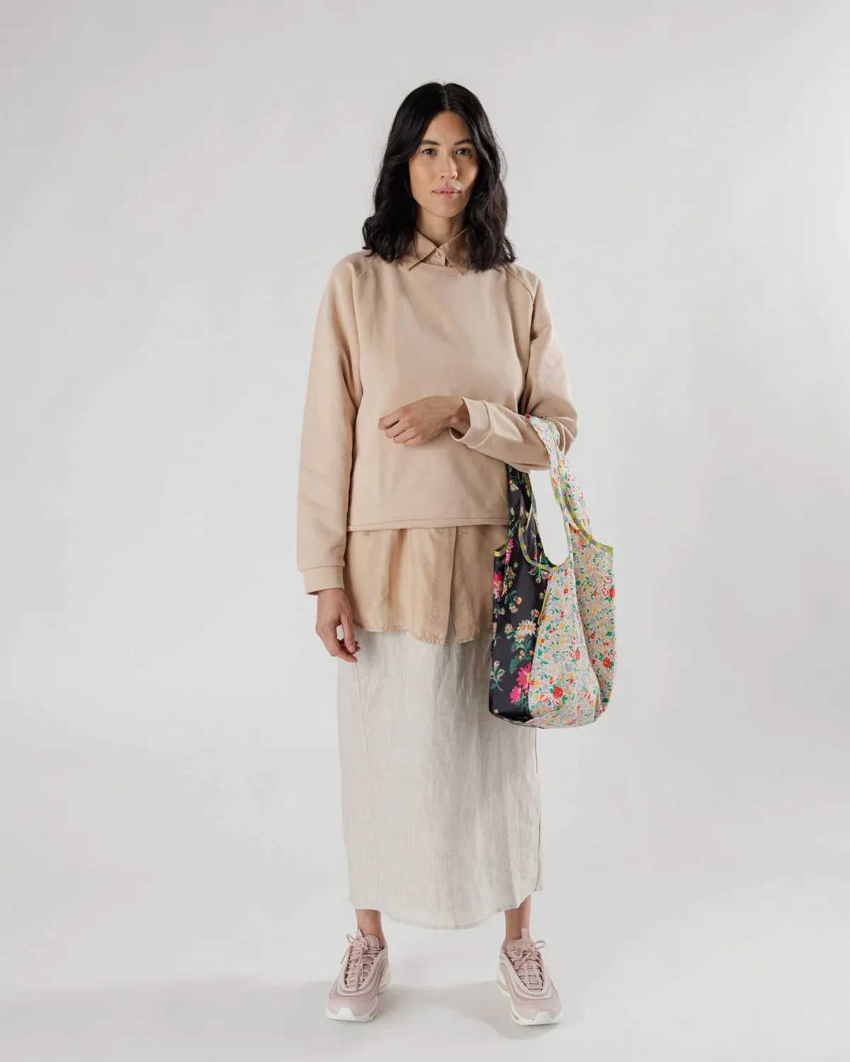 Baggu Standard Bag - Rhian Daisy Floral Mix - Image 2