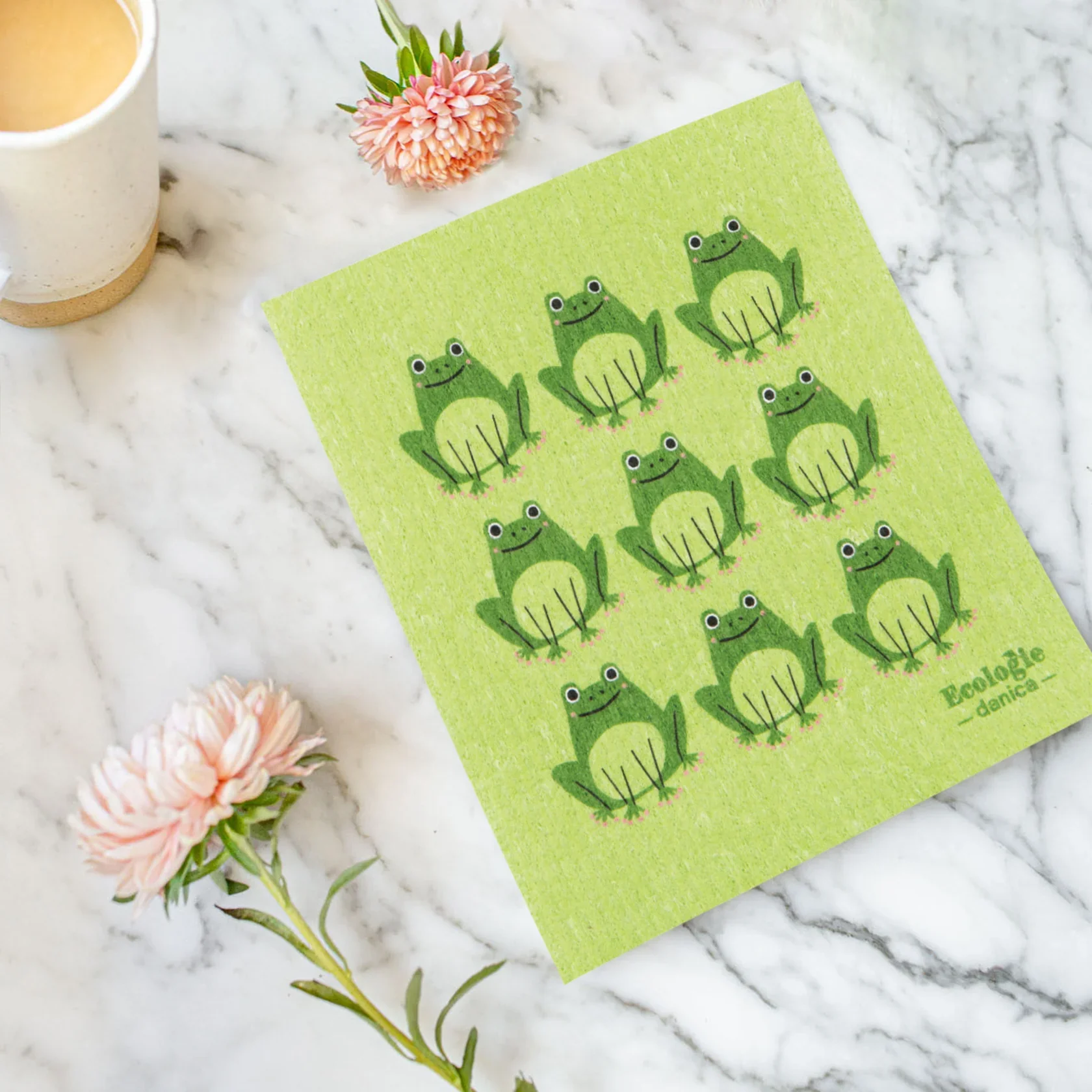 Ribbit Swedish Dishcloth - Image 2