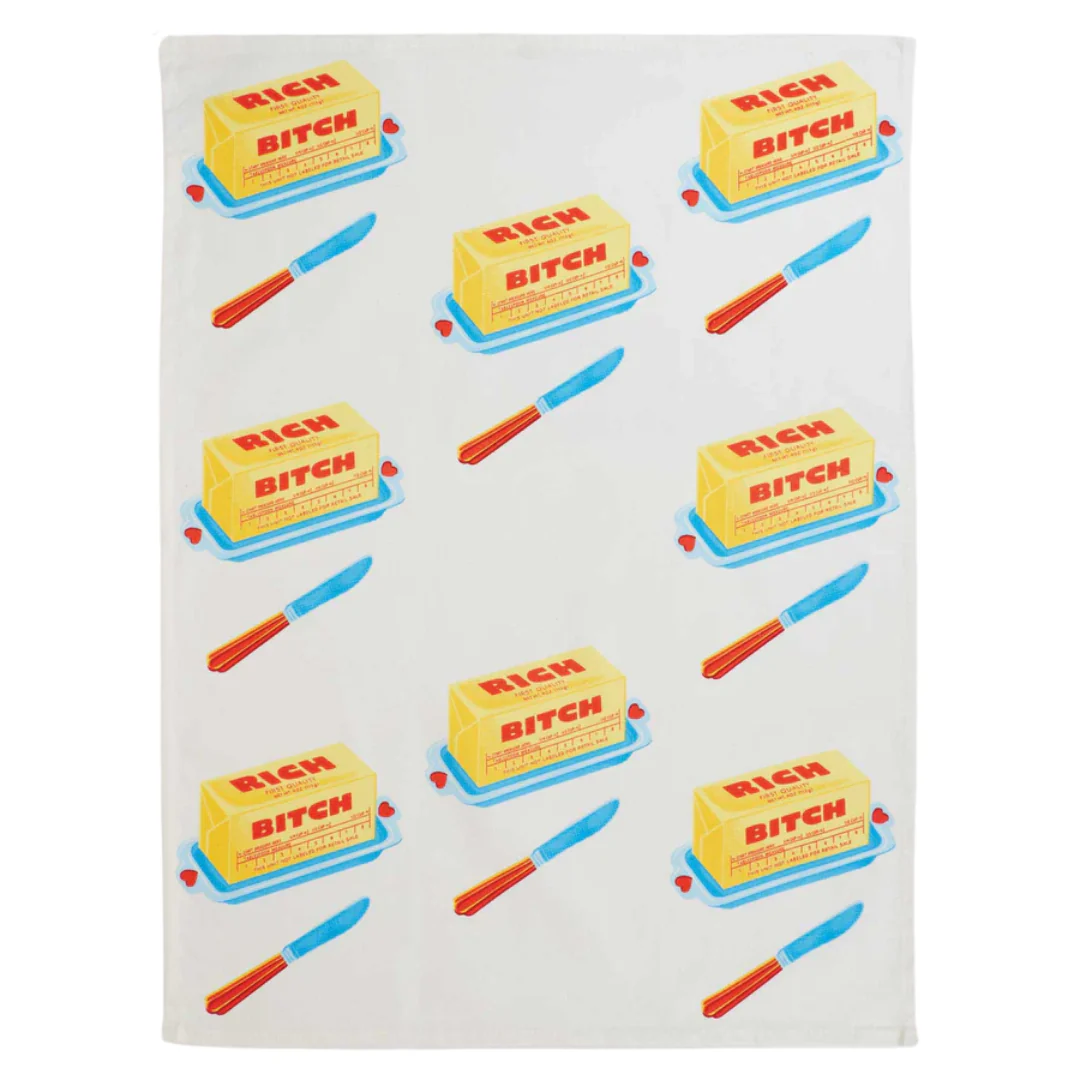 Rich Bitch Dish Towel - Image 2