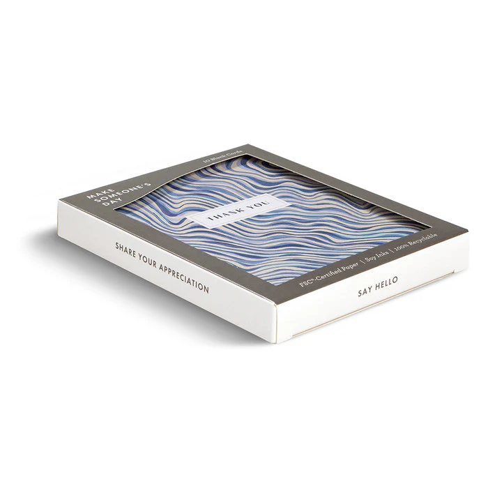 Rippling Wave - Blank Thank You Note Cards - Image 4