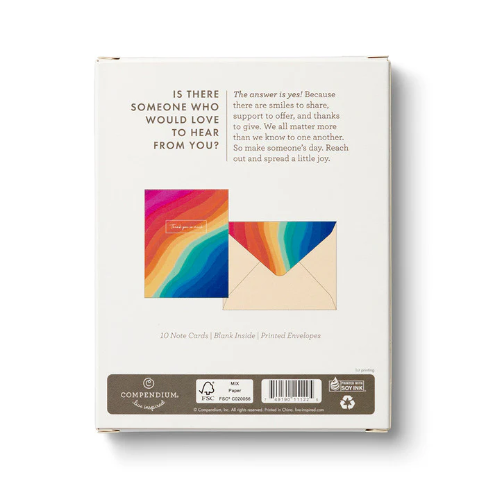 Rivers of Rainbow - Blank Thank You Note Cards - Image 5