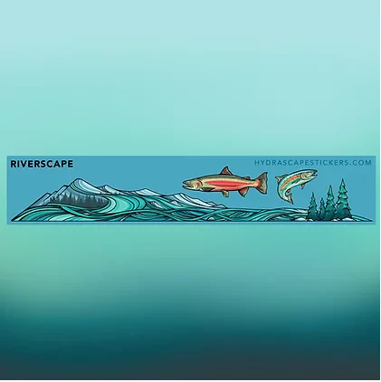 Hydrascape Miniscape Sticker - Riverscape