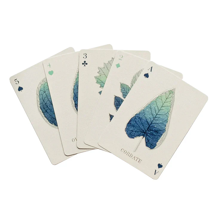 Roomytown Playing Cards - Two Decks Shapes of Leaves - Image 4