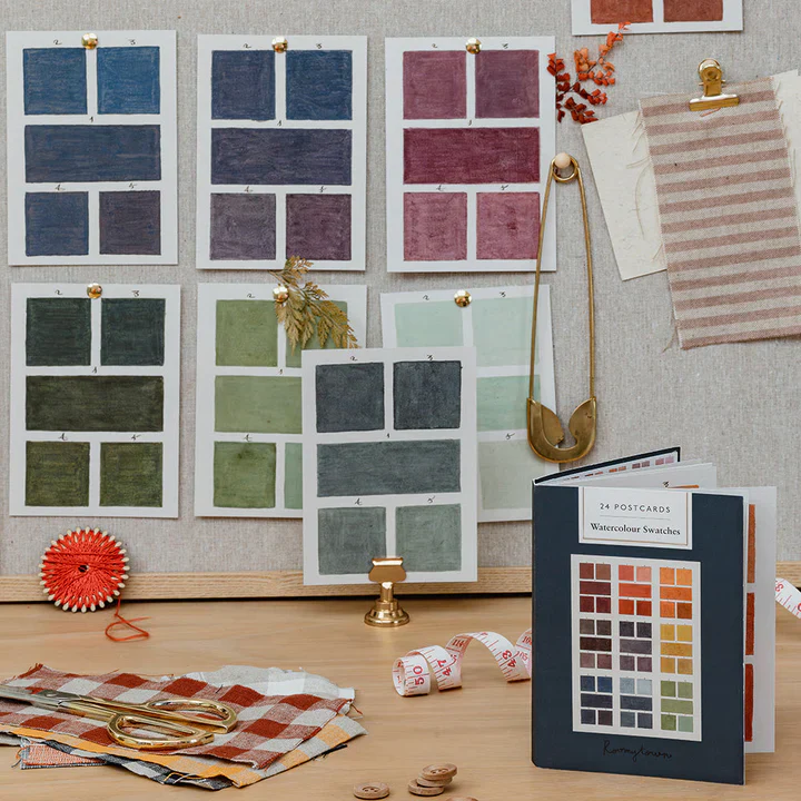Roomytown Postcard Book - Watercolour Swatches - Image 2