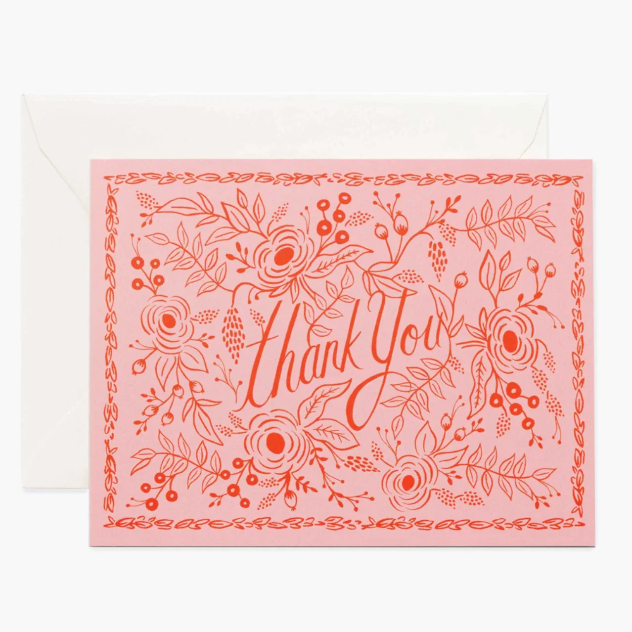 Rose Thank You Card