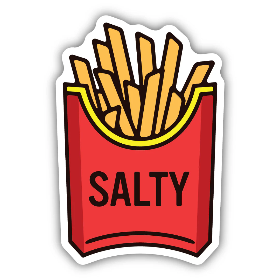 Salty French Fries Sticker