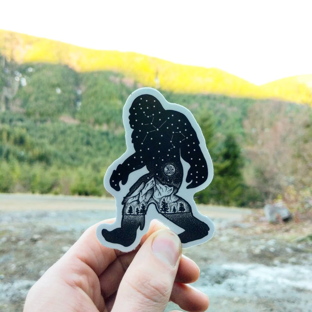 Sasquatch Constellation Sticker - Image 2