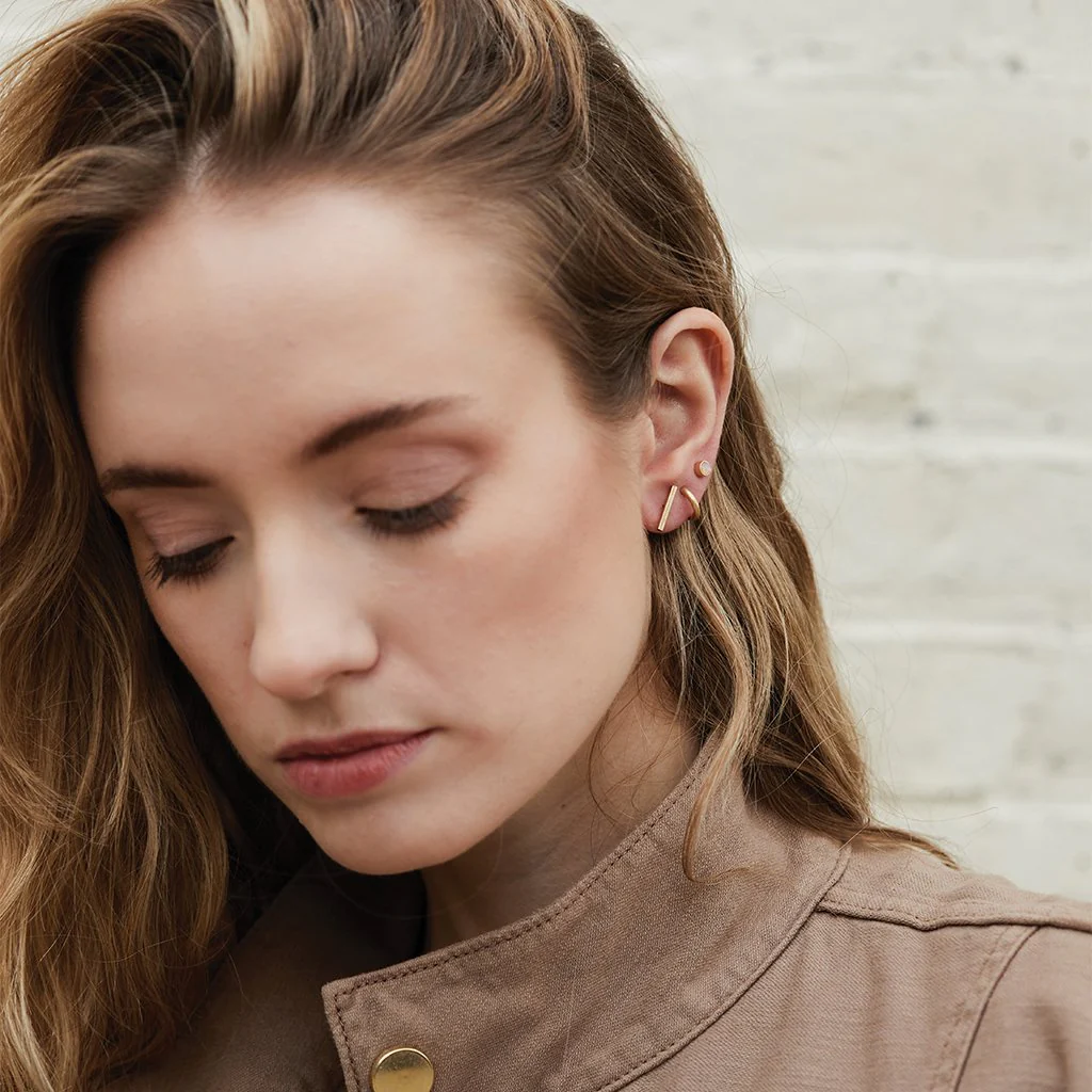 Scarlett Stud Trio - Gold - Image 3