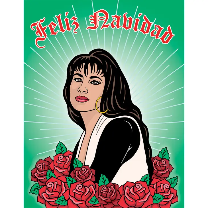 Selena Feliz Navidad Card