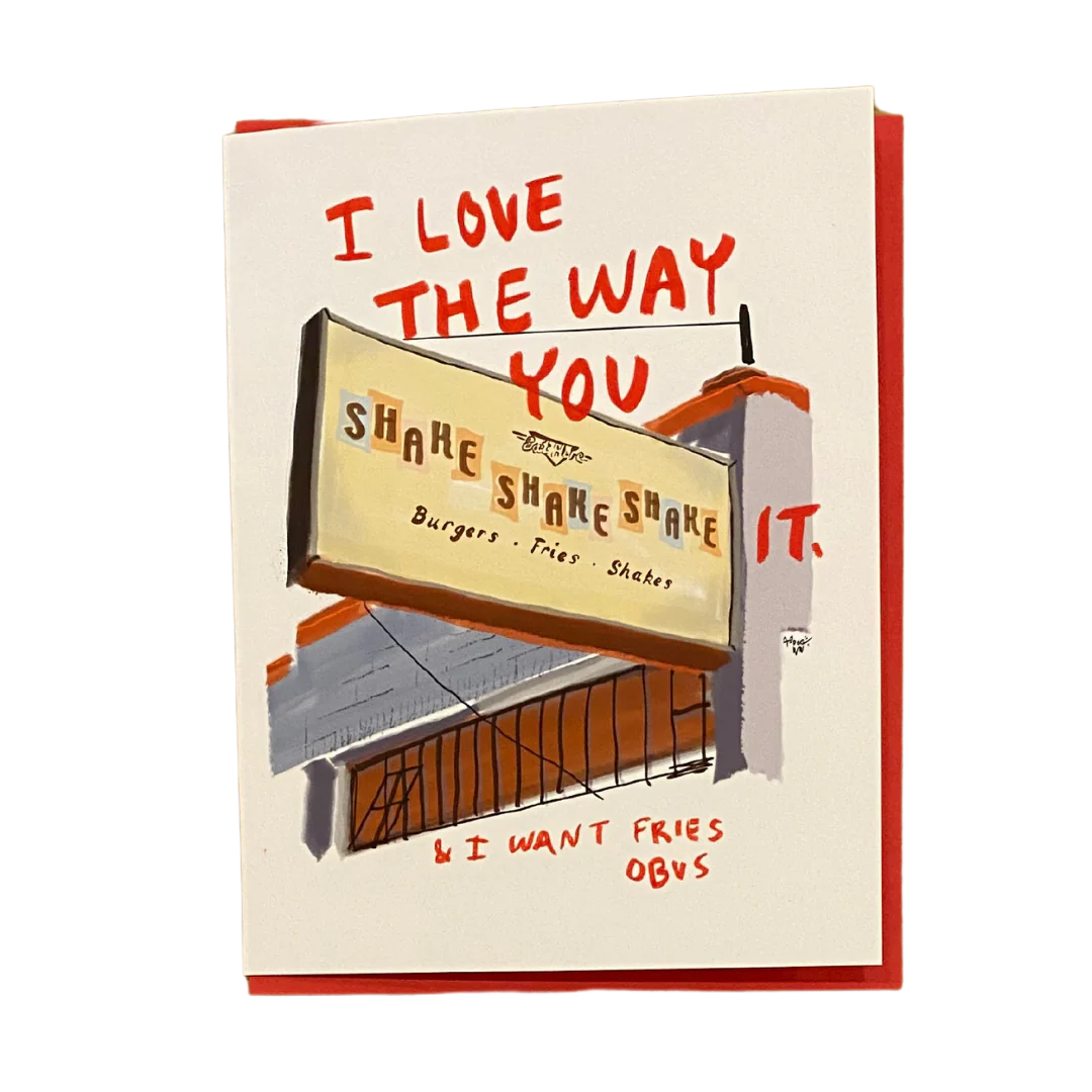 Tacoma Valentines Card - Shake Shake Shake