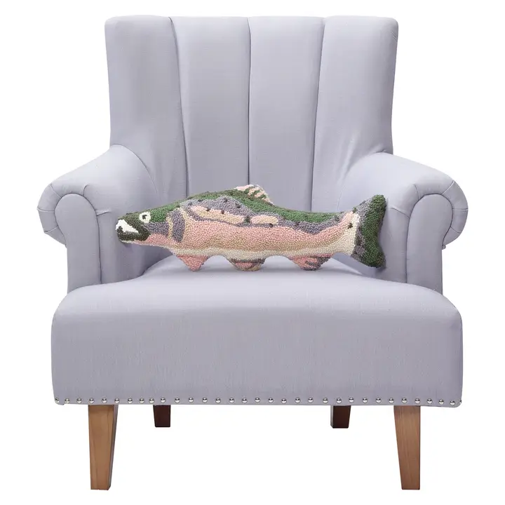Salmon Shaped Hook Pillow - Image 2