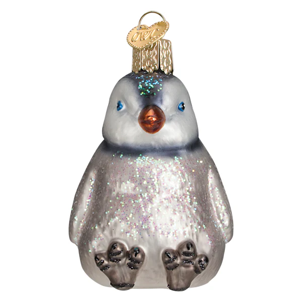 Sitting Penguin Chick Ornament - Image 2