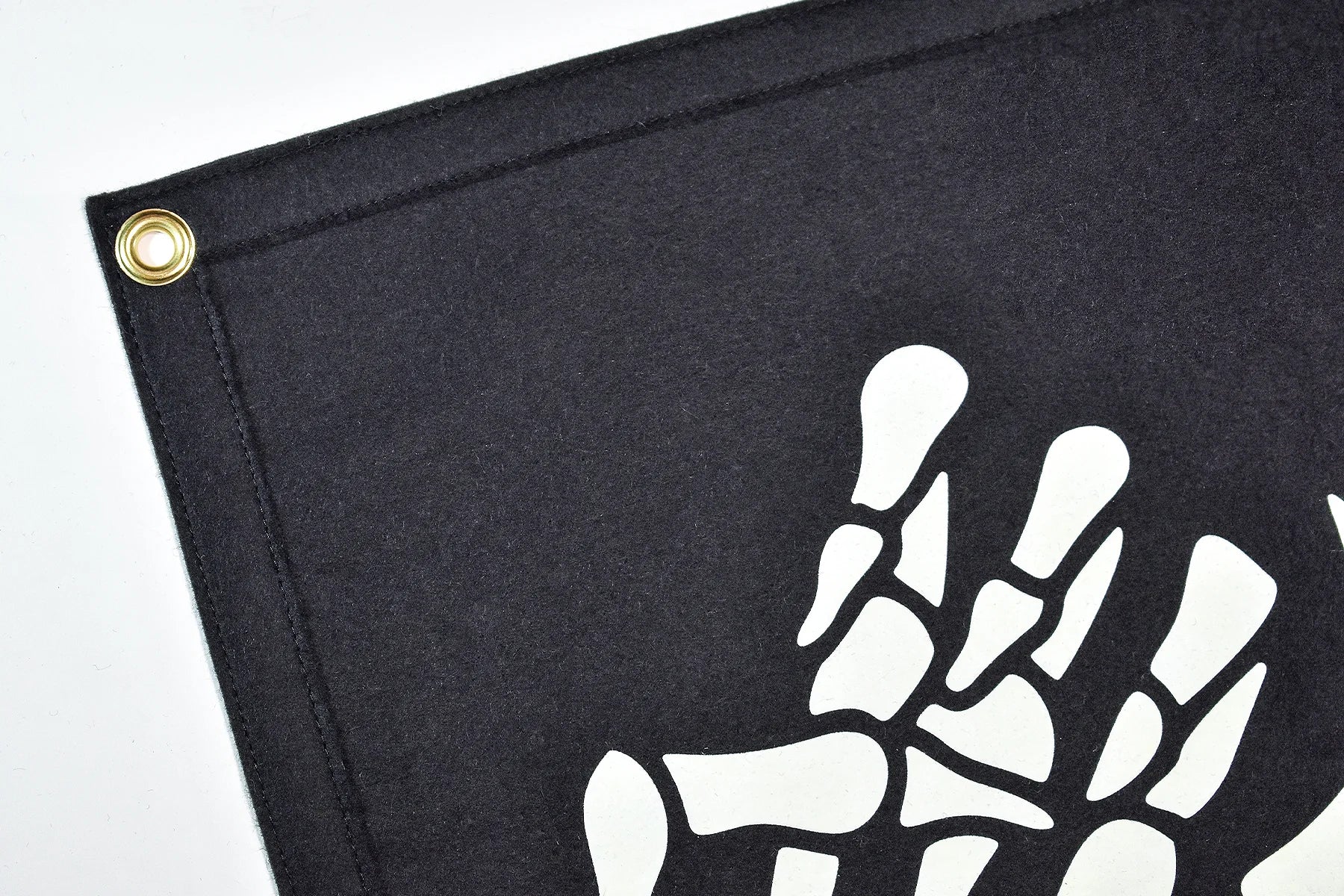 Skeleton Pinky Swear Camp Flag - Image 2
