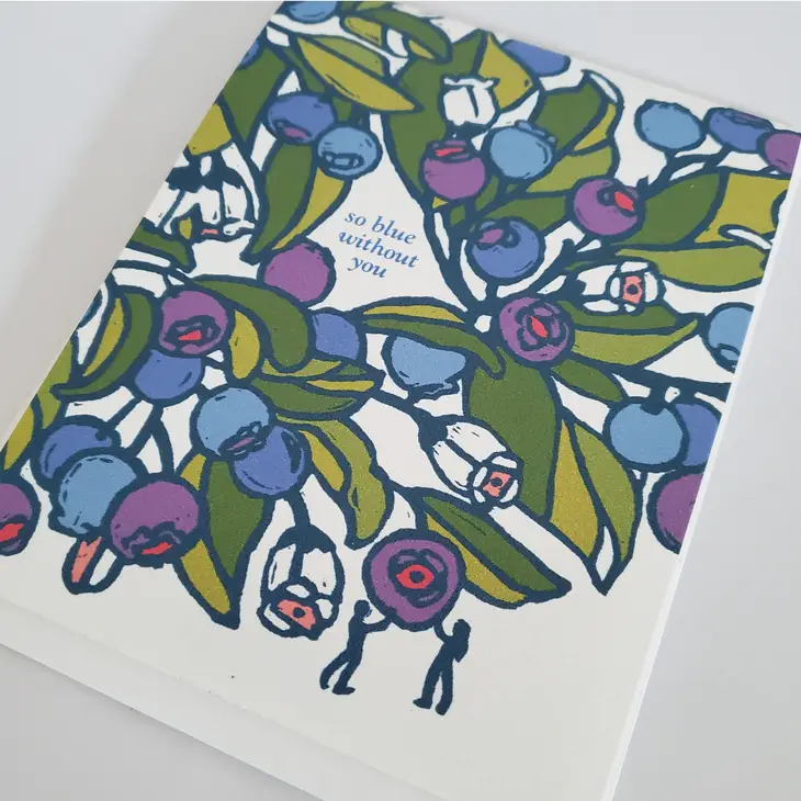 So Blue Without You Friendship Card - Image 3