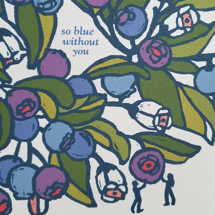 So Blue Without You Friendship Card - Image 4