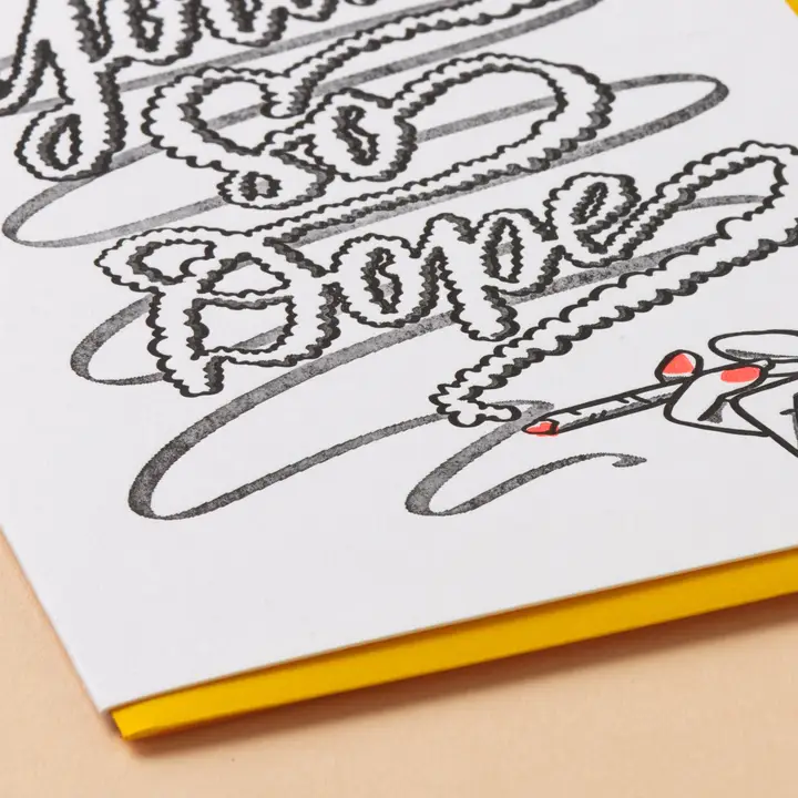So Dope 420 Cannabis Letterpress Greeting Card - Image 2