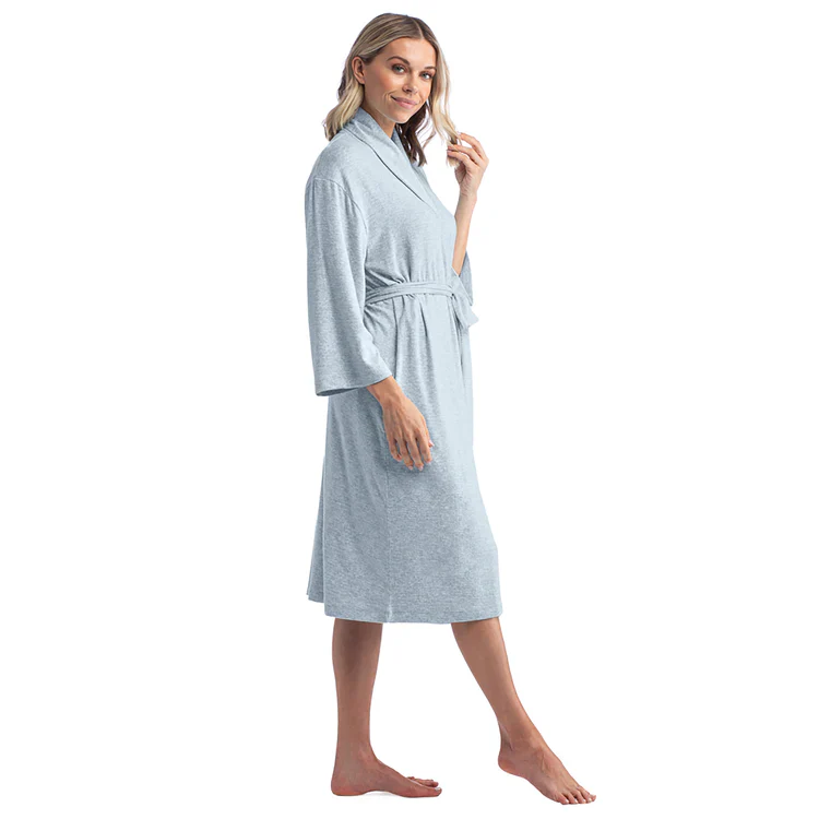 Softies Dream Shawl Collar Robe - Surf - Image 2