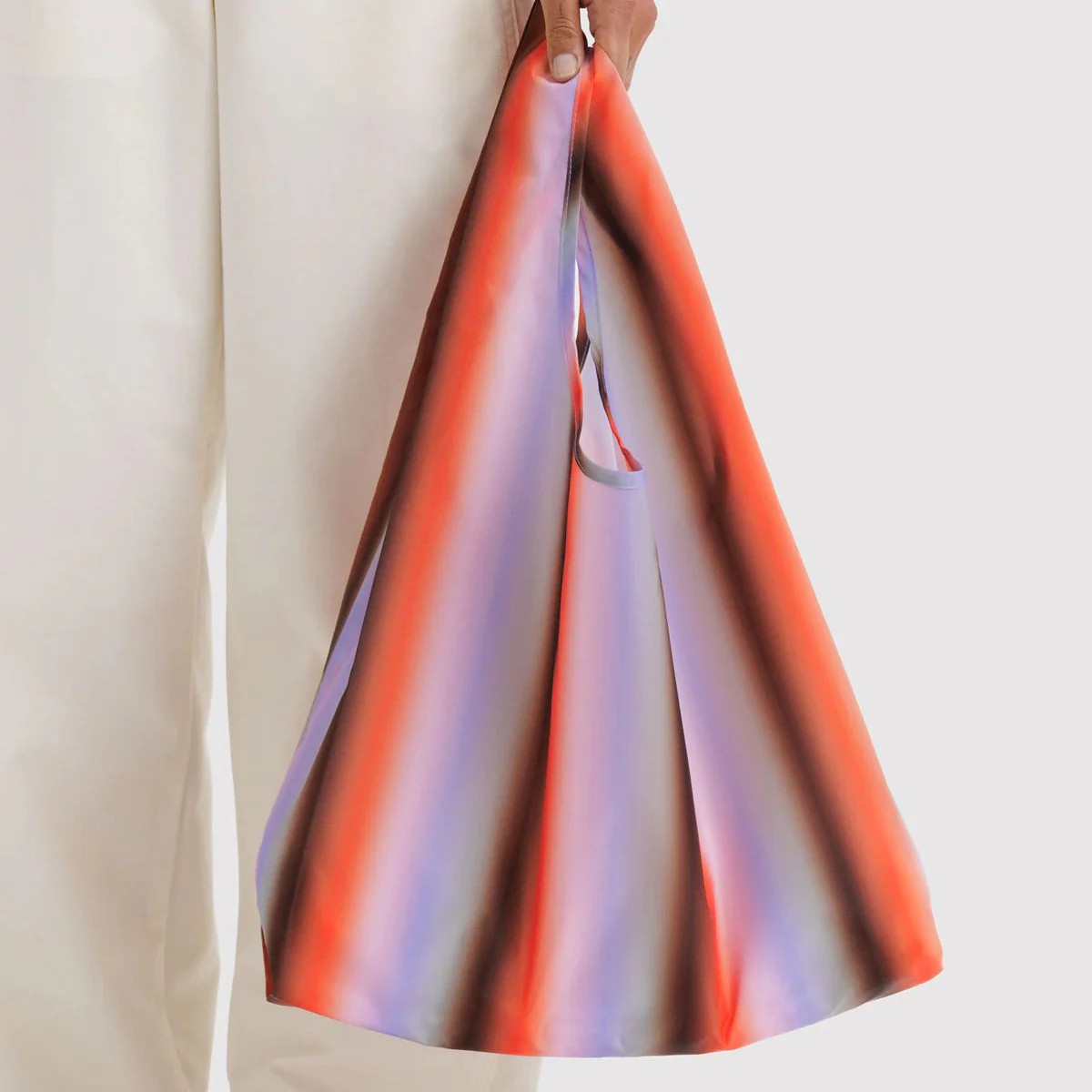Standard Baggu - Gradient Stripe Poppy & Lilac - Image 2