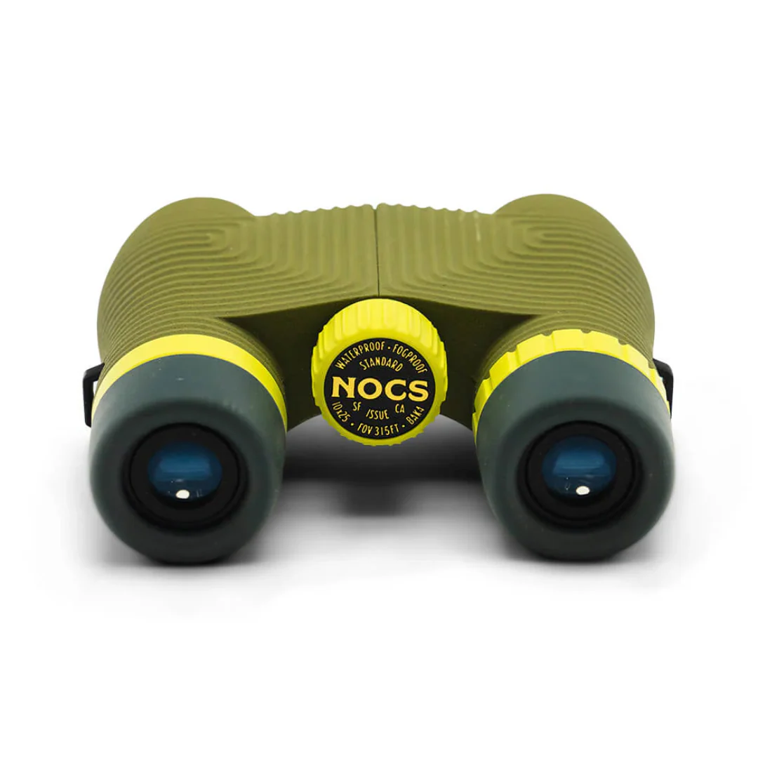 Nocs Provisions Standard Issue 10x25 Waterproof Binoculars- Olive Green - Image 2