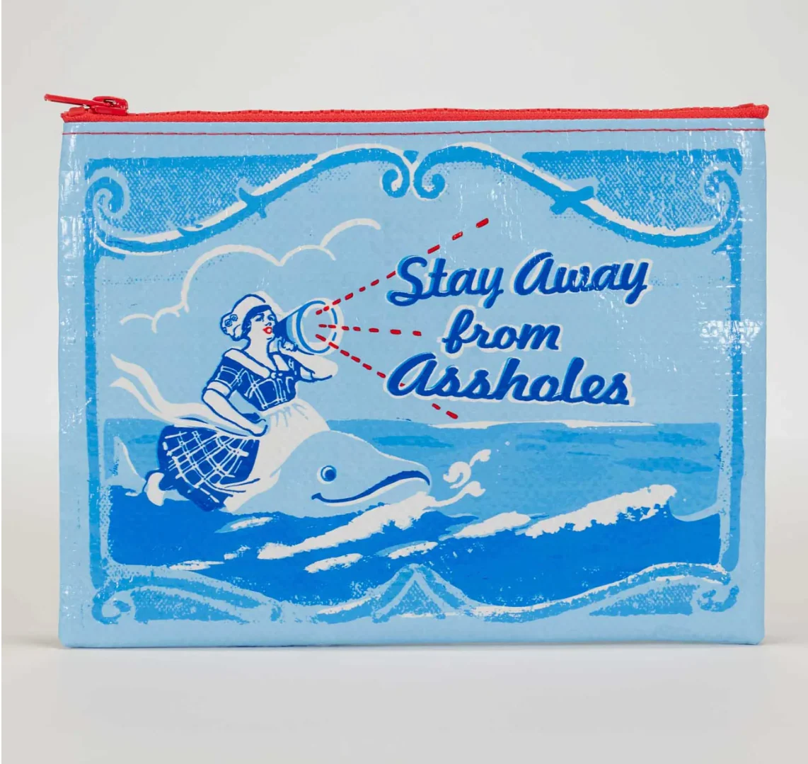 Stay Away From A$$holes Zipper Pouch