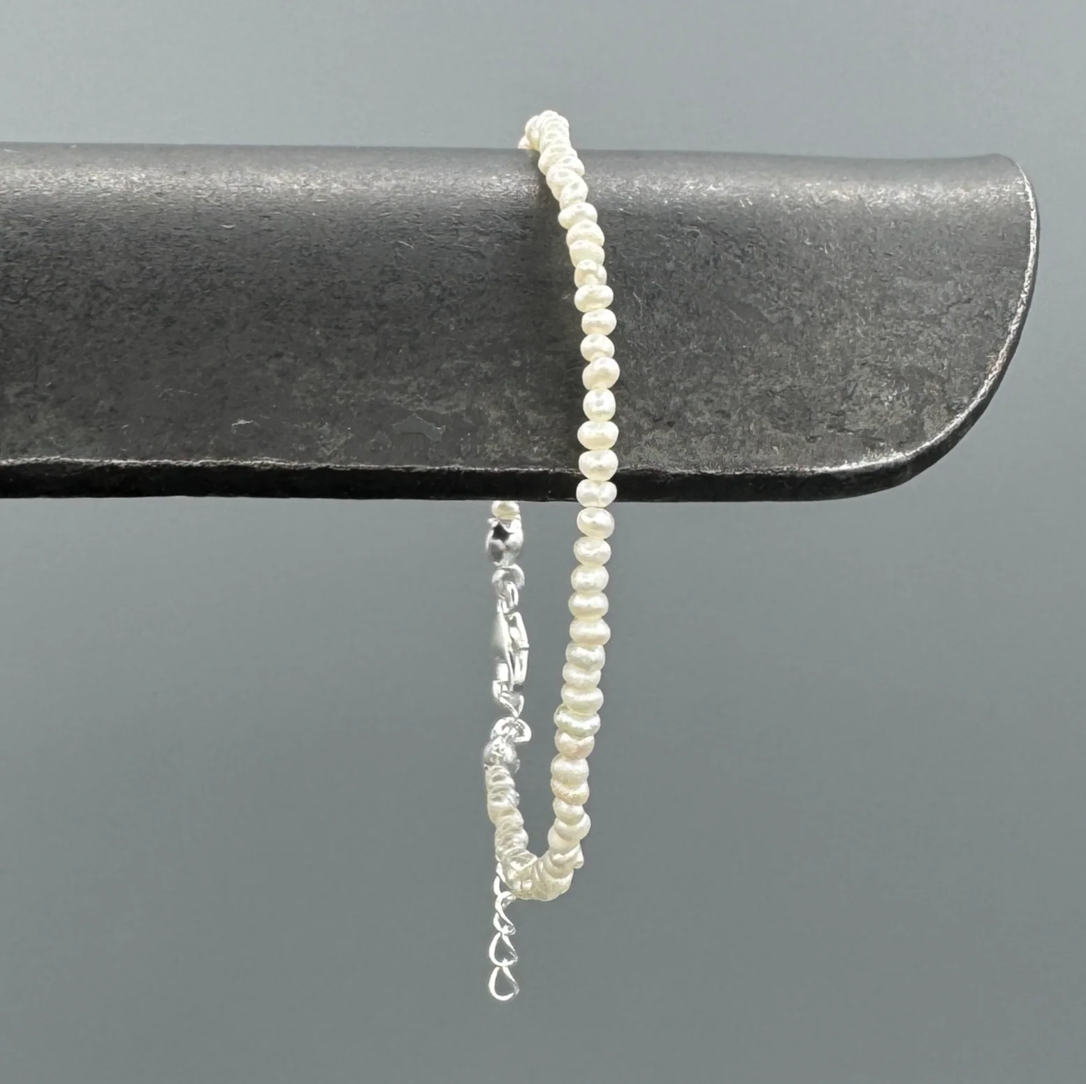 Sterling Silver Mini Fresh Water Pearl Bracelet