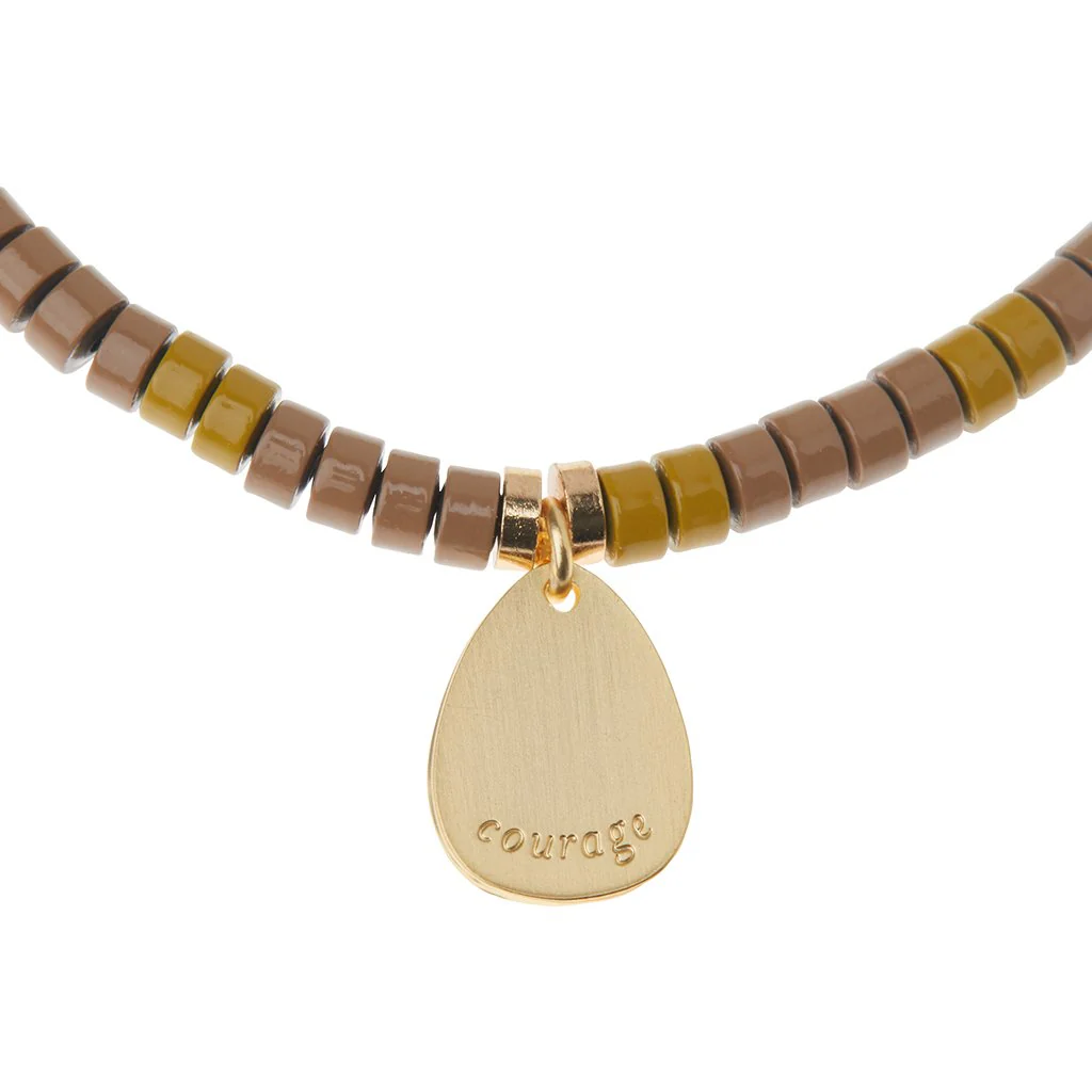 Stone Intention Charm Bracelet - Amazonite/Gold - Image 3