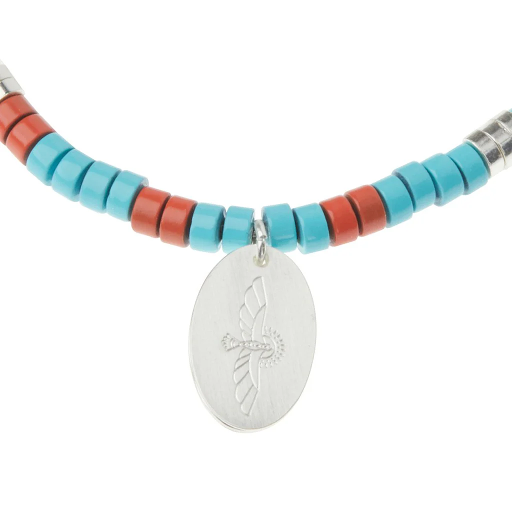 Stone Intention Charm Bracelet - Aqua Terra/Silver - Image 3