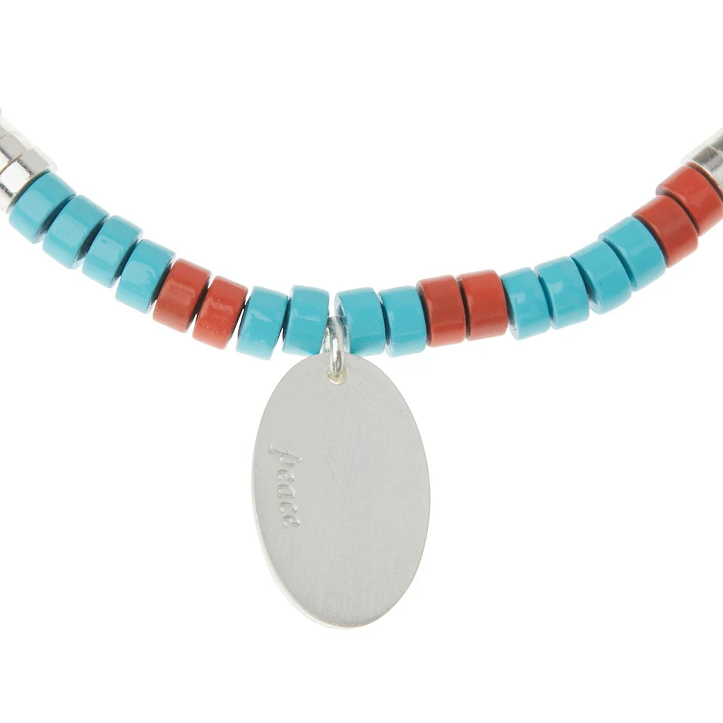 Stone Intention Charm Bracelet - Aqua Terra/Silver - Image 4