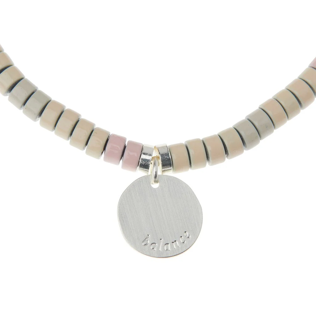 Stone Intention Charm Bracelet - Moonstone/Silver/Gold - Image 4
