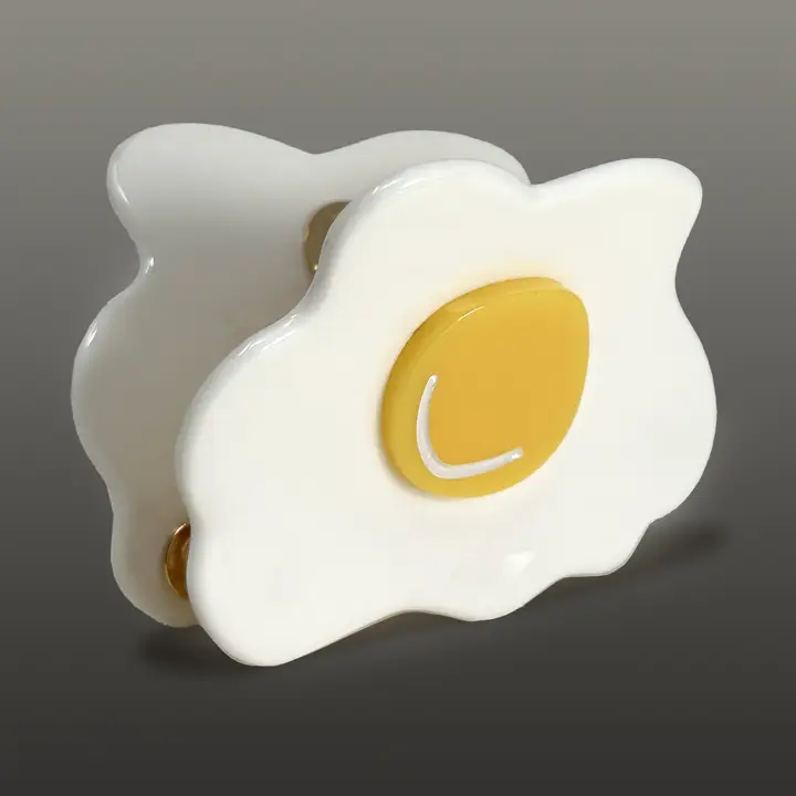 Sunny Side Egg Hair Claw Clip - Image 4