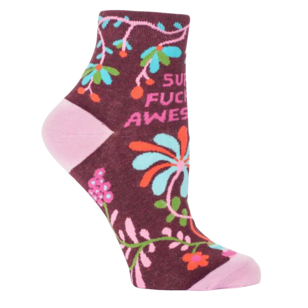Super Fucking Awesome Women's Ankle Socks - Image 2