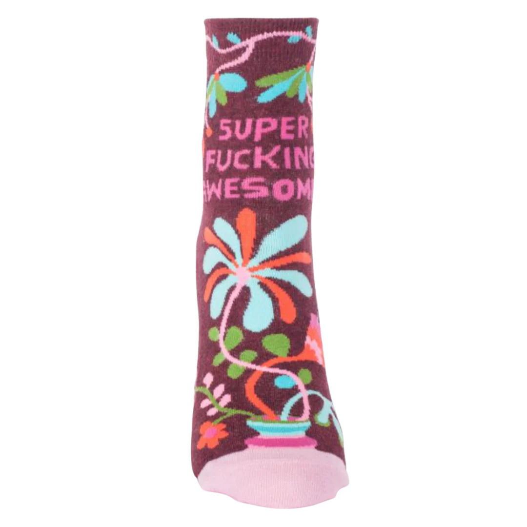 Super Fucking Awesome Women's Ankle Socks - Image 3