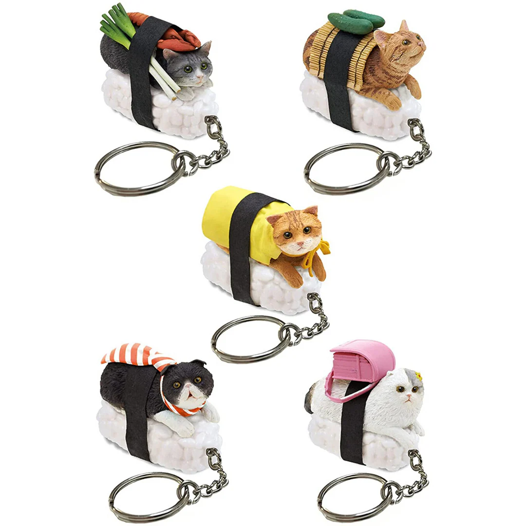 Blind Box Cat Keychain Sushi Cat Volume #1