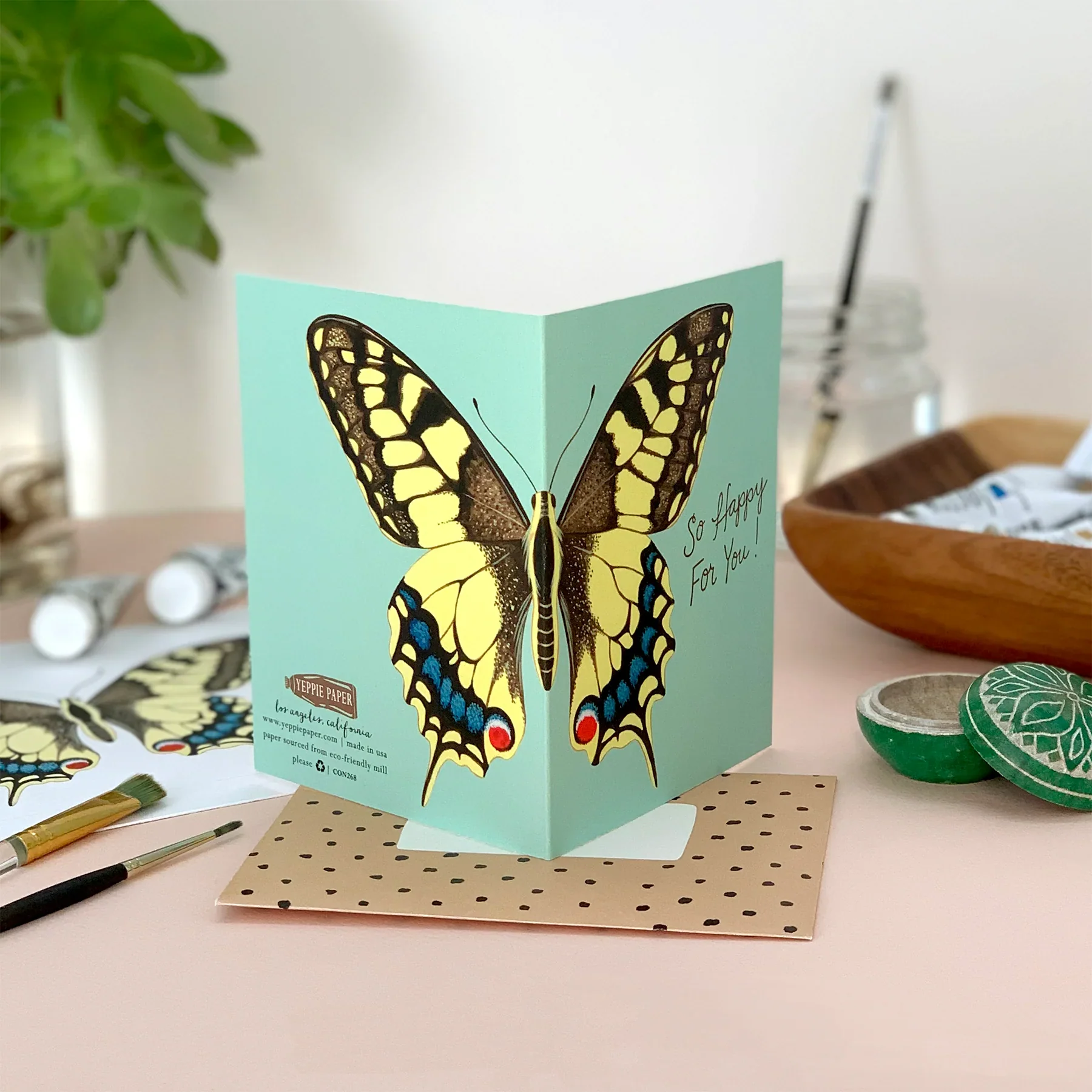 Swallowtail Congrats Card - Image 2