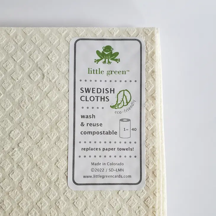 Swedish Dishcloth Ecofriendly Towel - Strawberry Design - Image 3