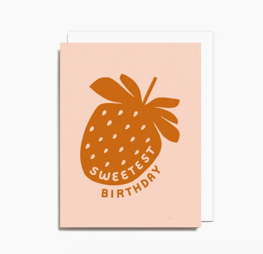 Sweetest Birthday Strawberry Card