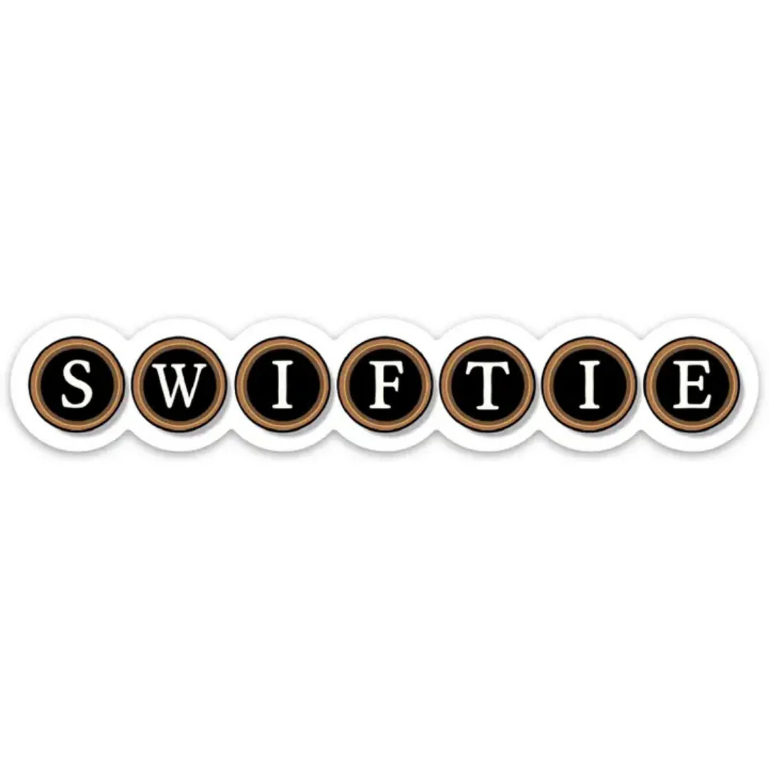 Swiftie Typewriter Keys Sticker